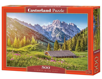 Puzzle 500 Lato w Alpach CASTOR Castorland