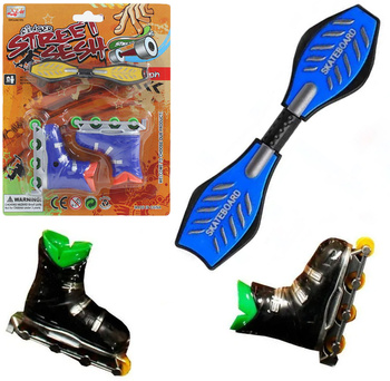 ROLKI I DESKOROLKA NA PALEC FINGERBOARD PREZENT DLA DZIECKA + AKCESORIA