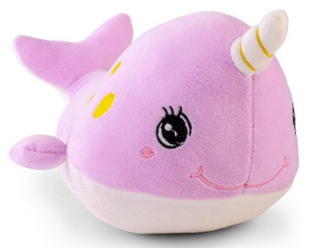 Narwal fioletowy spandex 25cm Daffi