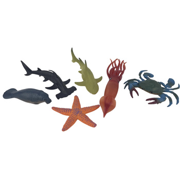 Morskie Zwierzęta Zestaw Edukacyjny Dla Dzieci Figurki Zabawka Prezent