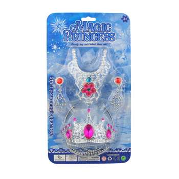 Zestaw księżniczki zabawkowy dla dzieci akcesoria na blistrze elegancki