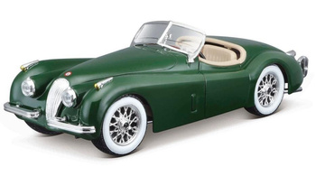 Jaguar XK 120 Roadster dark green 1:24 BBURAGO BBurago
