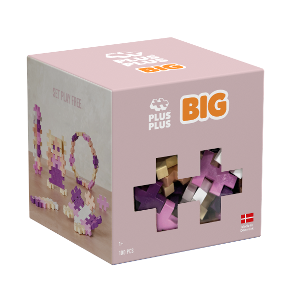 PLUS-PLUS BIG ZESTAW BLOOM - 100 ELEMENTÓW w pudełku