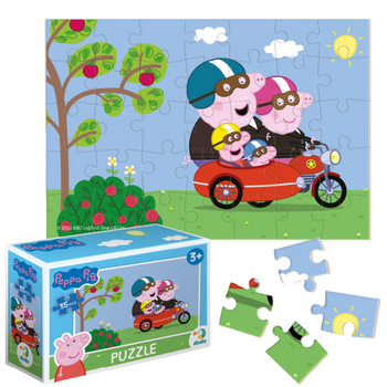 PUZZLE MINI ŚWINKA PEPPA 35 ELEMENTÓW DO UŁOŻENIA DLA NAJMŁODSZYCH DZIECI