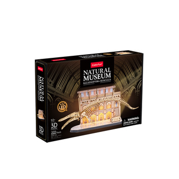 CUBIC FUN PUZZLE 3D LED NATURAL MUSEUM PŁETWAL BŁĘKITNY