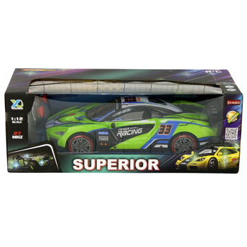 Samochód Sportowy Zdalnie Sterowany RC Światła Prezent Dla Dzieci