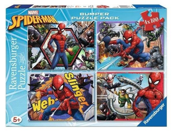Puzzle 4x100 Spider Man Bumper Pack Ravensburger