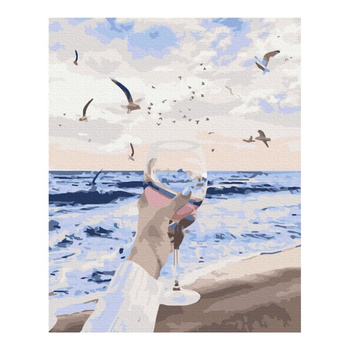 Malowanie po numerach BRUSHME 40x50cm Morze w szklance