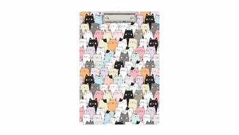 Deska A4 z klipem nadruk Koty