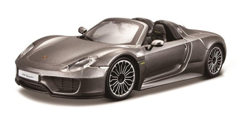 Porsche 918 Spyder 1:24 szary BBURAGO BBurago
