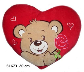 Poduszka Serce miś 20cm Sun-Day