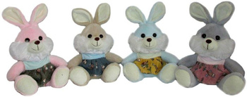 Królik zajączek w ubranku 18cm MIX Sun-Day