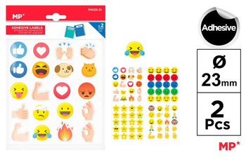 Naklejki MP 2 arkusze mix wzorów