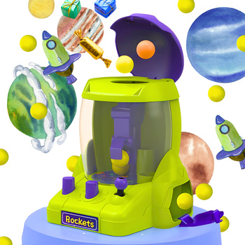 AUTOMAT DO ŁAPANIA KULEK MASZYNA RAKIETA ZABAWKA PAZURY PREZENT DLA DZIECI