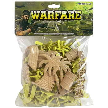 Zestaw żołnierzyków wojskowych figurki dla dzieci kreatywna zabawa