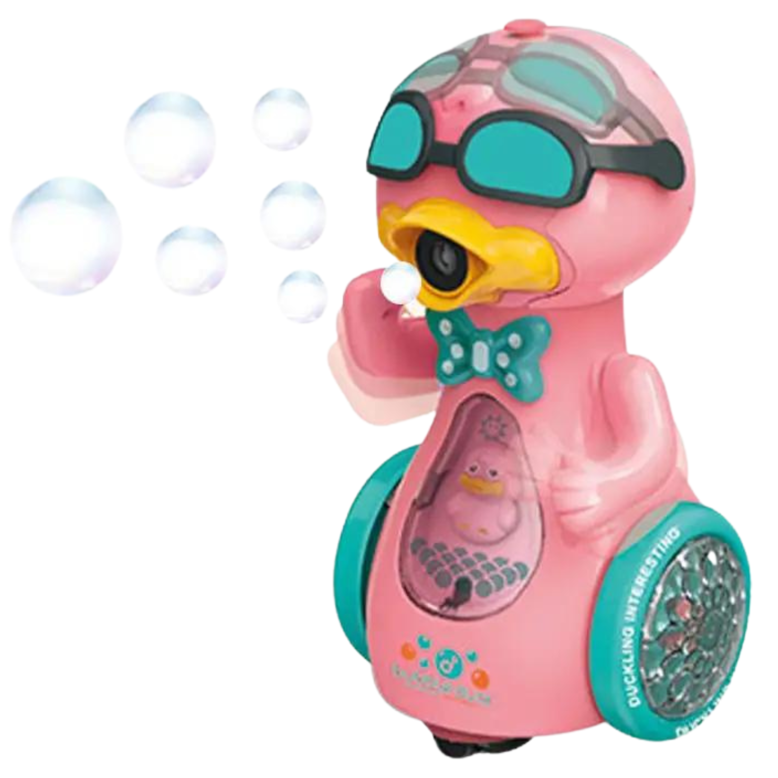 Kaczuszka Interaktywna Maszynka Do Baniek Mydlanych Efekty Świetlne Dźwięk