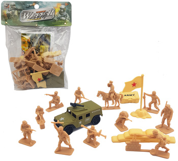 Zestaw wojskowy figurki żołnierzyki dla dzieci zabawka edukacyjna