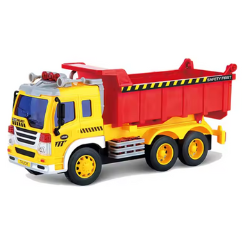 Ciężarówka wywrotka interaktywna dla dzieci edukacyjna światło dźwięk