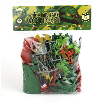 Żołnierzyki wojskowe zestaw do zabawy dla dzieci rozwijający wyobraźnię