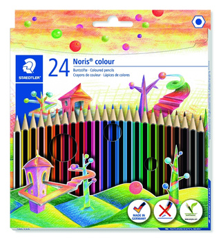 Kredki Noris colour sześciokątne 24 kol. Staedtler