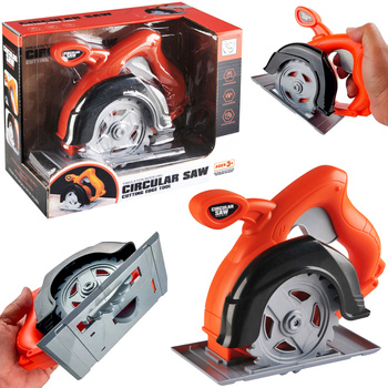 Piła tarczowa 1500W do drewna precyzyjna z regulacją głębokości cięcia