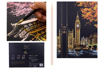 KOLOROWANKA ZDRAPYWANKA WYDRAPYWANKA DUŻA MAGICZNA