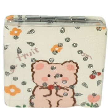 LUSTERKO KOSMETYCZNE SKŁADANE PRZENOŚNE ELEGANCKIE DO MAKIJAŻU DAMSKIE