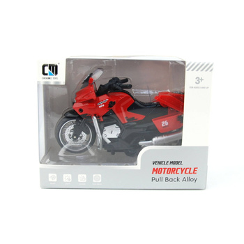 Motocykl zabawka z dźwiękiem i światłem w pudełku dla dzieci