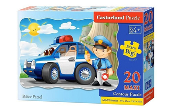 Puzzle 20 maxi - Police Patrol CASTOR Castorland
