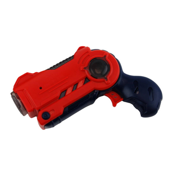 Pistolet zabawkowy dźwiękowy i świetlny dla dzieci zabawa interaktywna