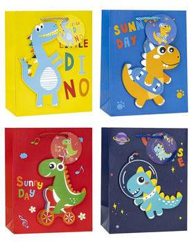 Torebki prezentowe TD-23185-3D-A5 wzór dziecięcy 12 sztuk