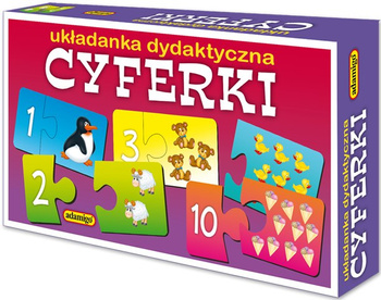 Gra Cyferki puzzlowa układanka dydaktyczna