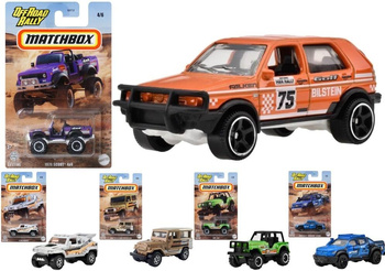 Matchbox Samochód Off Road Rally 1:64 mix Mattel