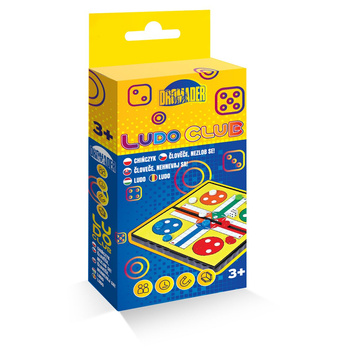 Gra Chińczyk magnetyczny mini planszowa podróżna kompaktowa dla dzieci