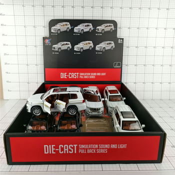 TOYOTA PRADO 1:24 ŚW./DŹ. METAL 1 SZT.