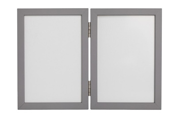 Ramka podwójna z glinką Tiny Memories szara