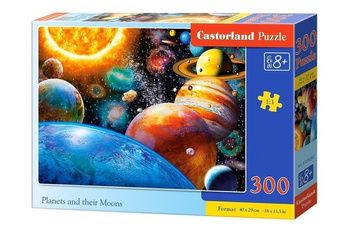 Puzzle 300 Planets and Their Moons CASTOR Castorland