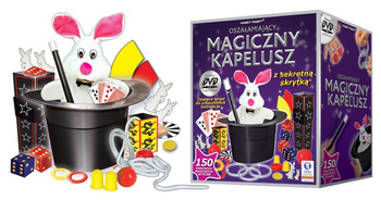 Magiczny Kapelusz 150 sztuczek z pluszowym króliczkiem
