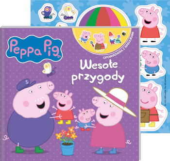 Wakacyjne przygody. Świnka Peppa. Opowiadania z naklejkami