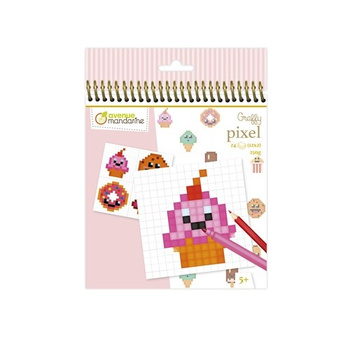 Kolorowanka Graffy Pixel Słodkości