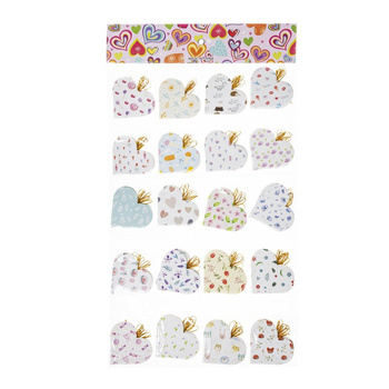 Zawieszki do prezentów Serca 20 wzorów MX5990