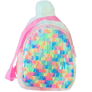 Torebka Pluszowa Dla Dzieci Z Cekinami Na Ramię Prezent Dziewczynka