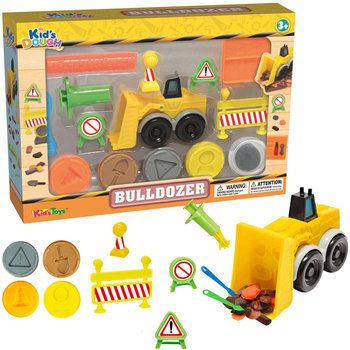 Ciastolina Masa Plastyczna Buldożer Zestaw Kreatywny Zabawka Dla Dzieci Pre