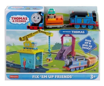 Tomek i Przyjaciele. Dźwig + zestaw torów Mattel