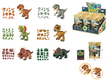 Dinozaur do składania zabawka edukacyjna dla dzieci kreatywna układanka