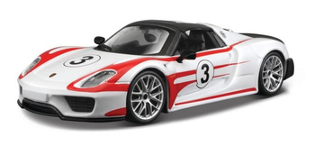 Porsche Race 918 Weissach 1:24 BBURAGO BBurago