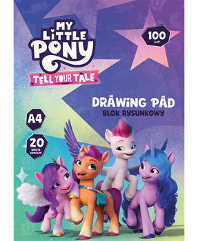 Blok rysunkowy MY LITTLE PONY A4 100g 20 ark