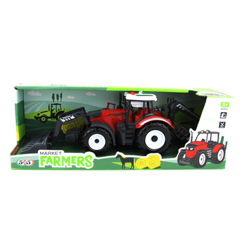Traktor zabawka z efektami świetlnymi i dźwiękowymi w pudełku dla dzieci