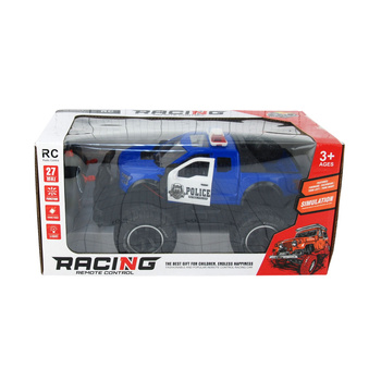 Jeep Policyjny Zdalnie Sterowany RC Dla Dzieci Światła Dźwięk Prezent