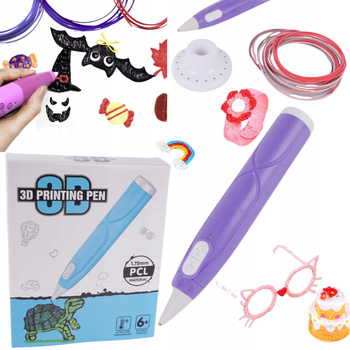 Długopis Drukarka 3D Pen Zestaw Kreatywny Niska Temperatura WKŁADY PREZENT